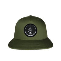 MoneyDude Army Olive Snapback Hat