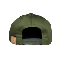 MoneyDude Army Olive Snapback Hat