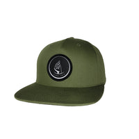 MoneyDude Army Olive Snapback Hat