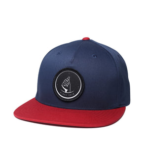 MoneyDude Navy/Red Snapback Hat